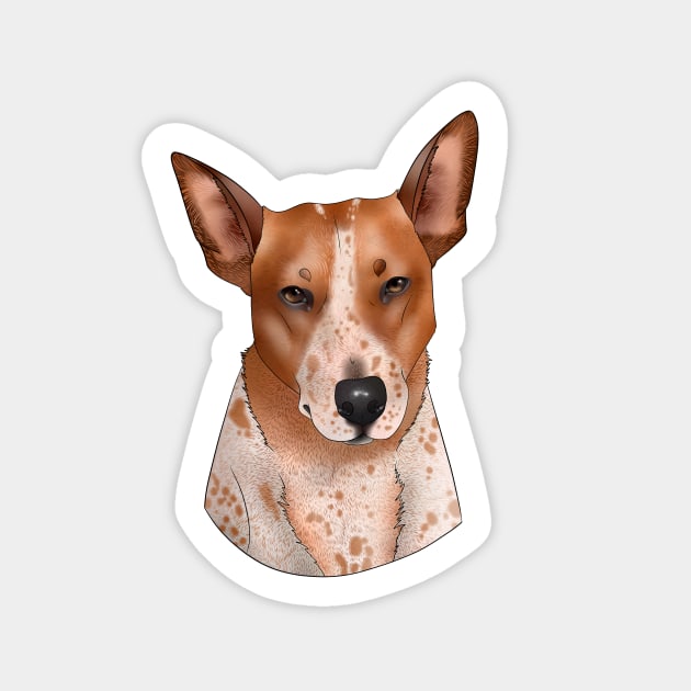 Reu Cattle Dog Sticker by Blacklightco